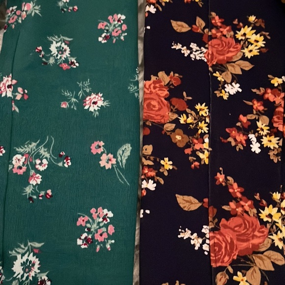 NEW WOT Janie&Jack Set of Floral Ponte Pants - Picture 10 of 10